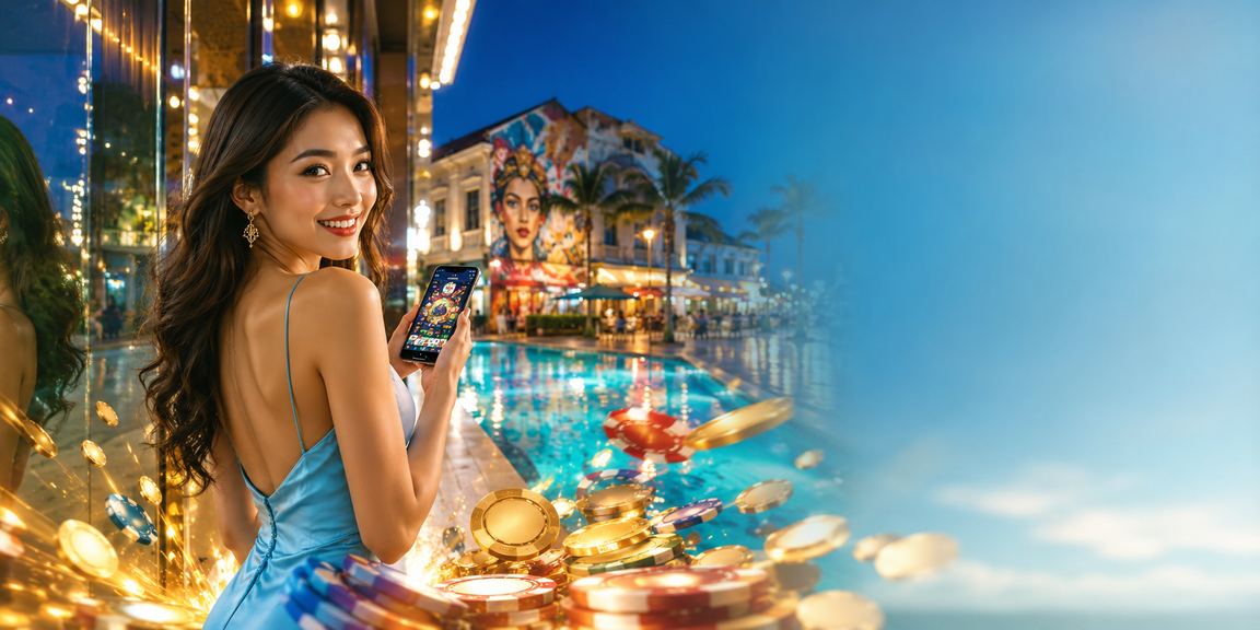 Pengguna Malaysia bermain jackpot melalui telefon mudah alih di Penang